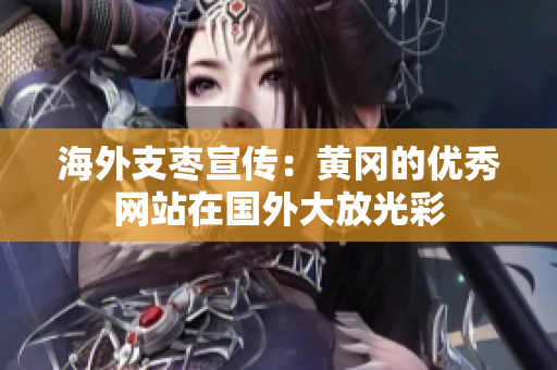 海外支棗宣傳：黃岡的優(yōu)秀網(wǎng)站在國外大放光彩