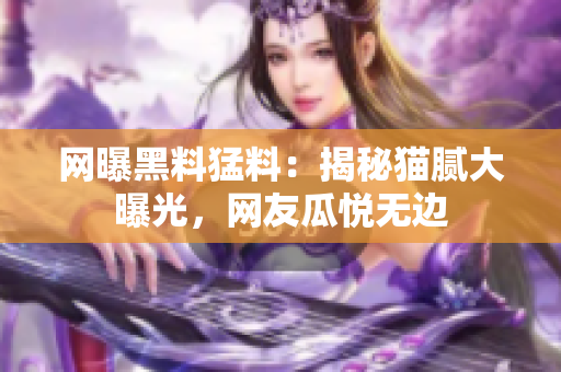 網(wǎng)曝黑料猛料：揭秘貓膩大曝光，網(wǎng)友瓜悅無邊